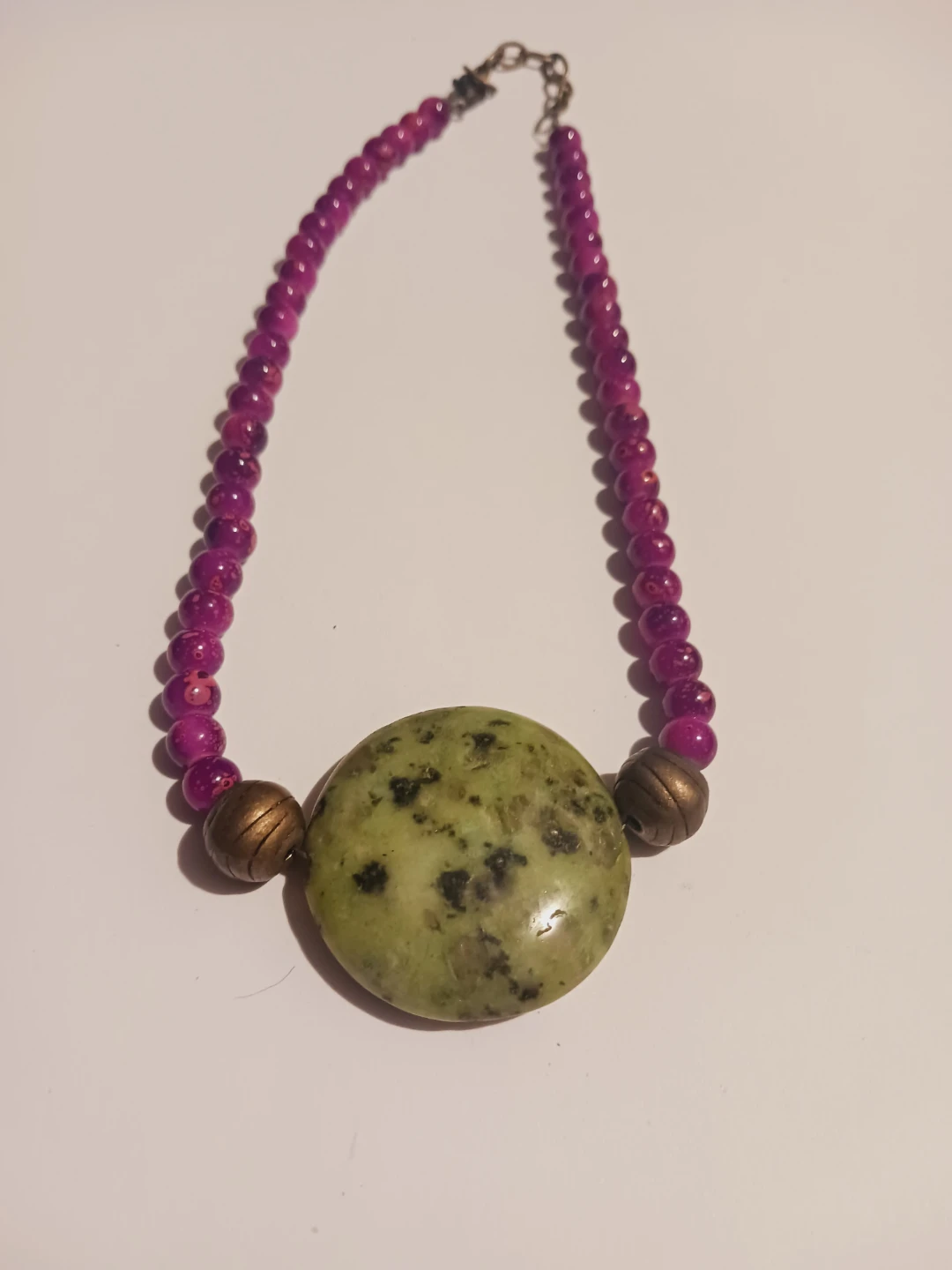 Genuine Stone Pendant with Necklace