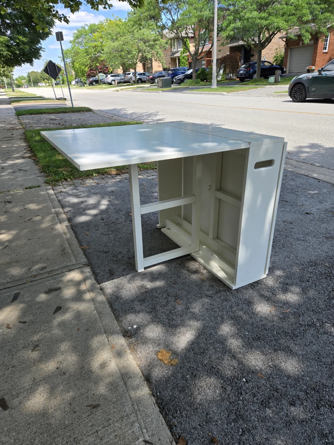 Space-Saving Folding Table (Crate & Barrel) - photo 4