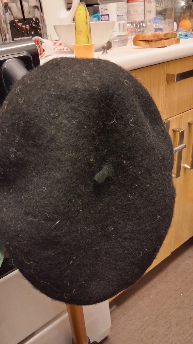 Black and Cream Berets  take 2 only - photo 3