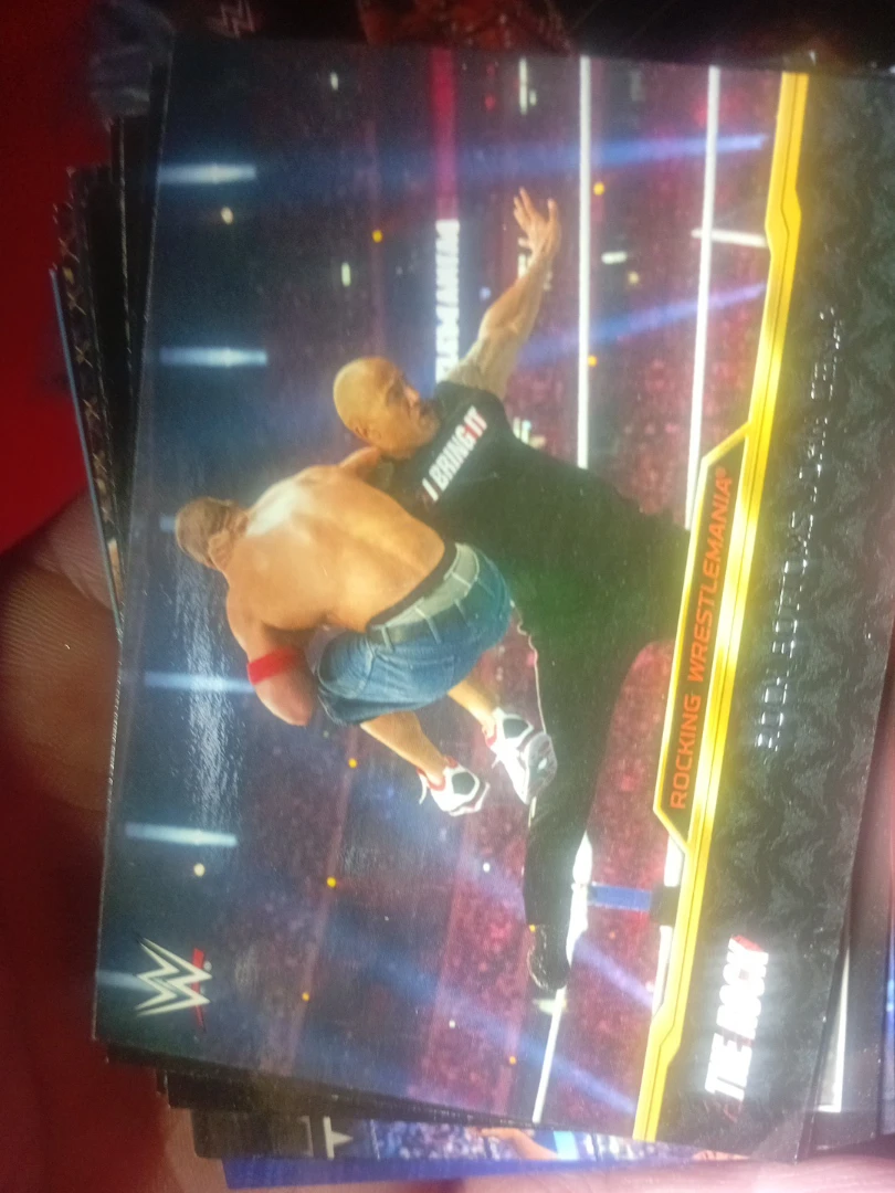 WWE Trading Cards - Chyna, John Cena, Kurt Angle, The Rock - photo 5