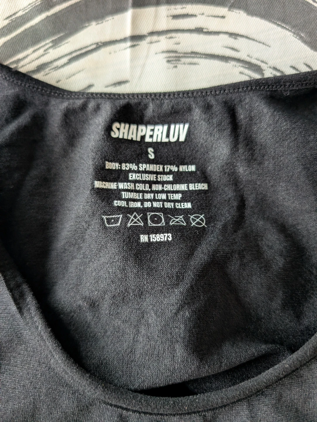 SHAPERLUV Black Tank Top - Size S - photo 2