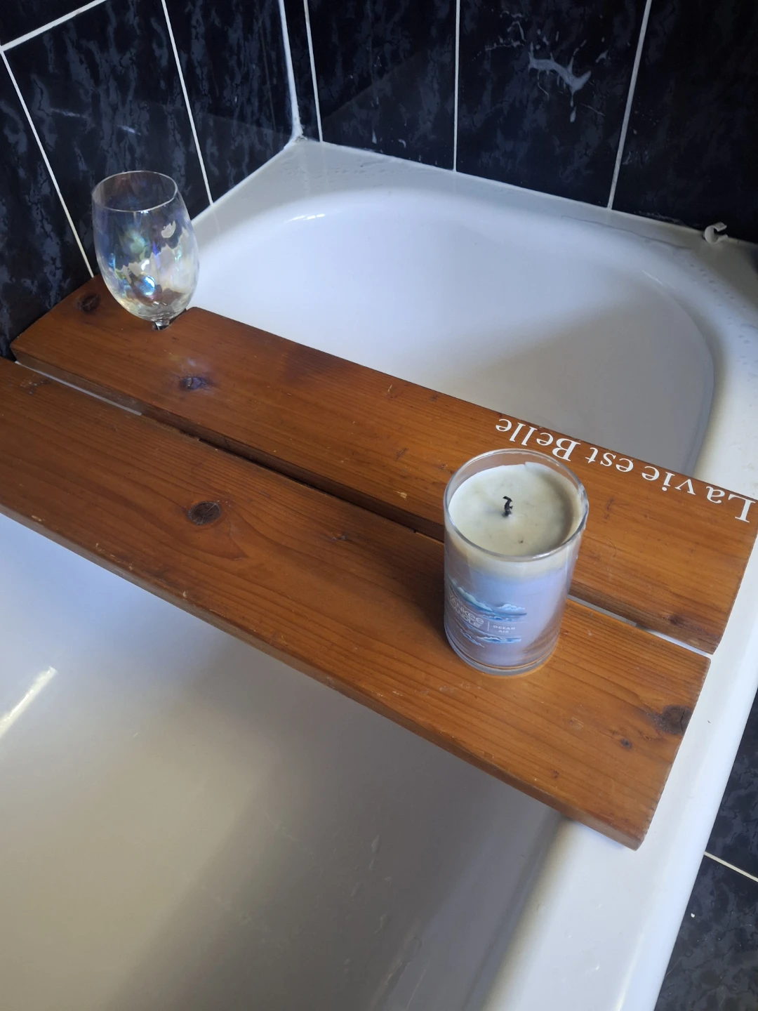Wooden Bathtub Tray solid wood - photo 2