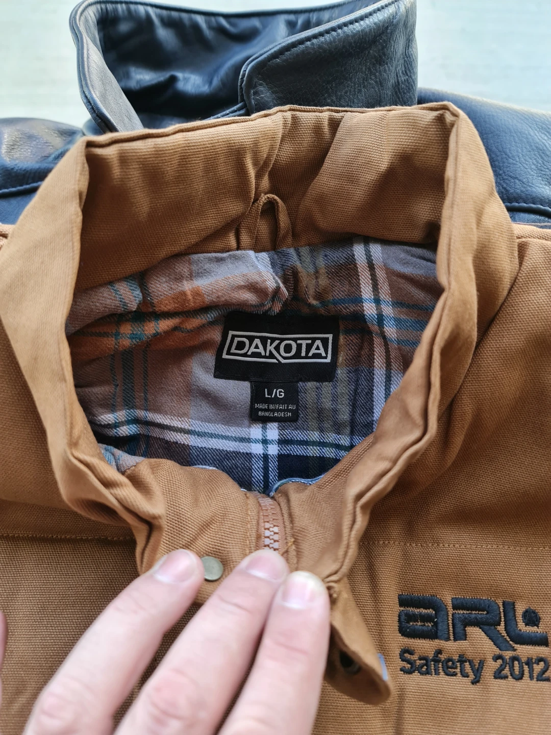 Dakota Brown Canvas Work Vest L/G - photo 2