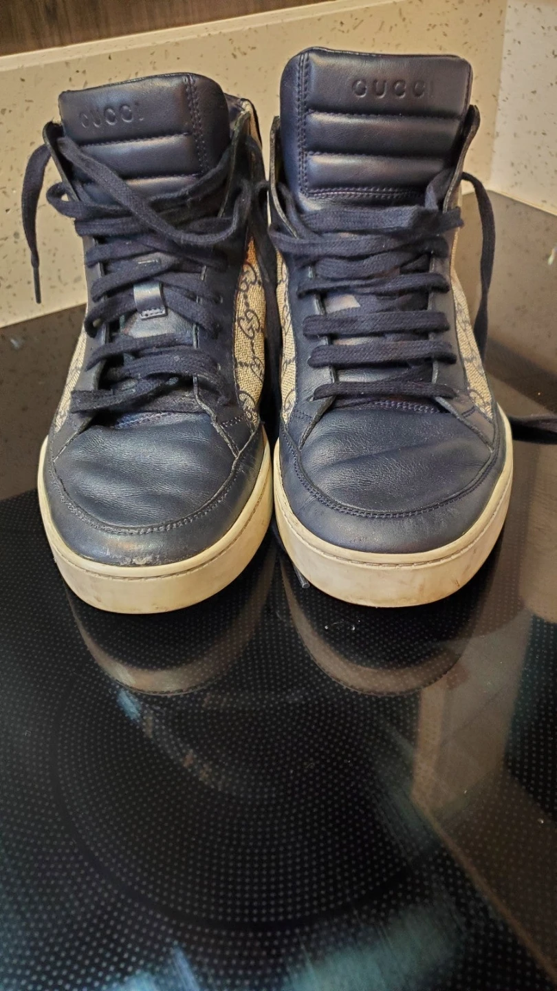 Gucci High-Top Sneakers size US11 - photo 4