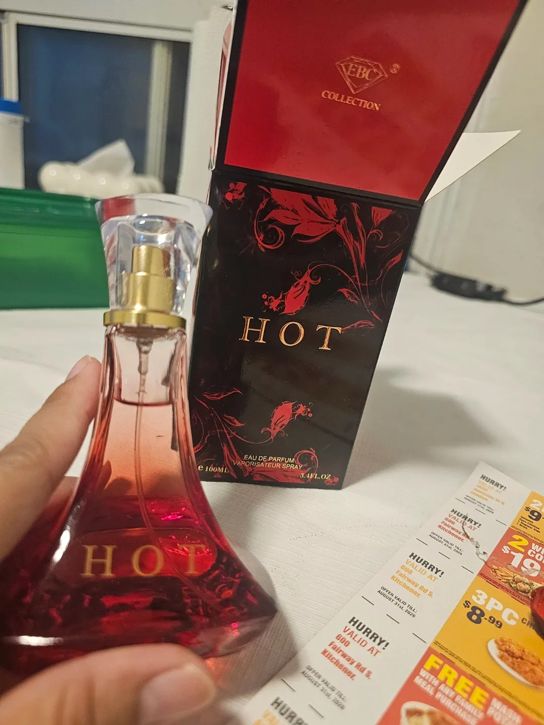 HOT Eau de Parfum Vaporisateur Spray 100mL