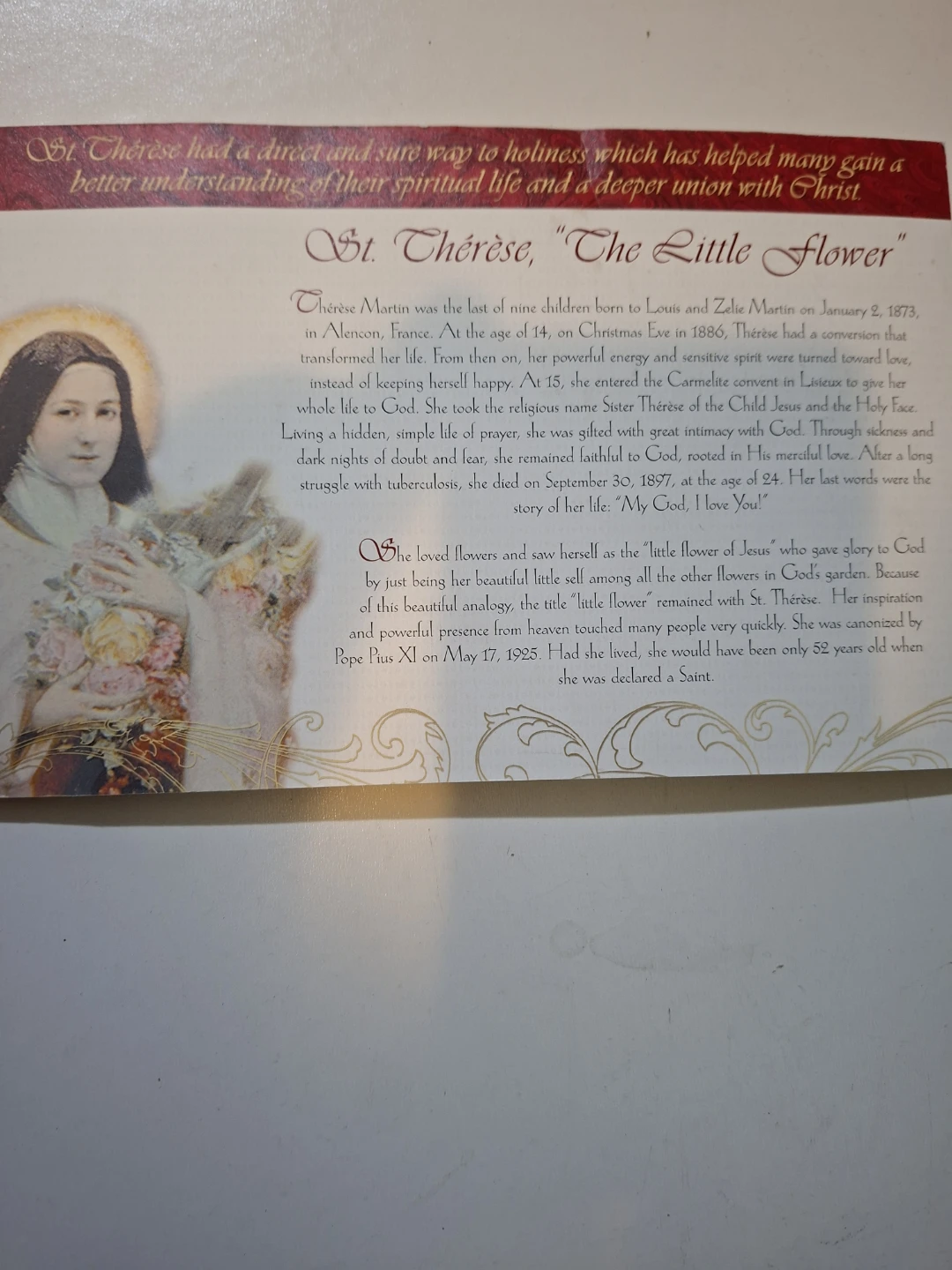 St. Thérèse Rosary - photo 2