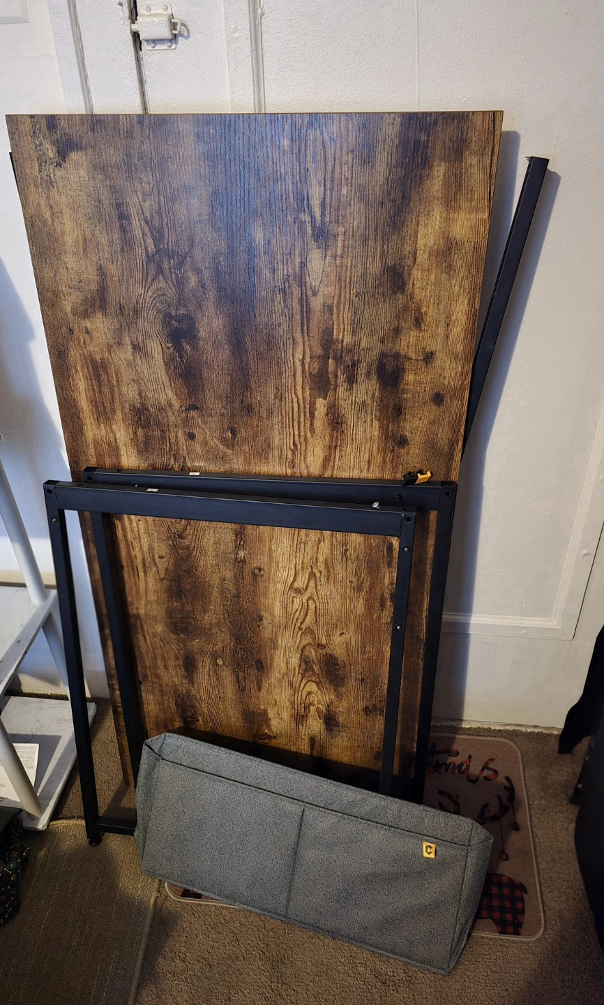 Rustic Wood Computer Desk, Great Condition