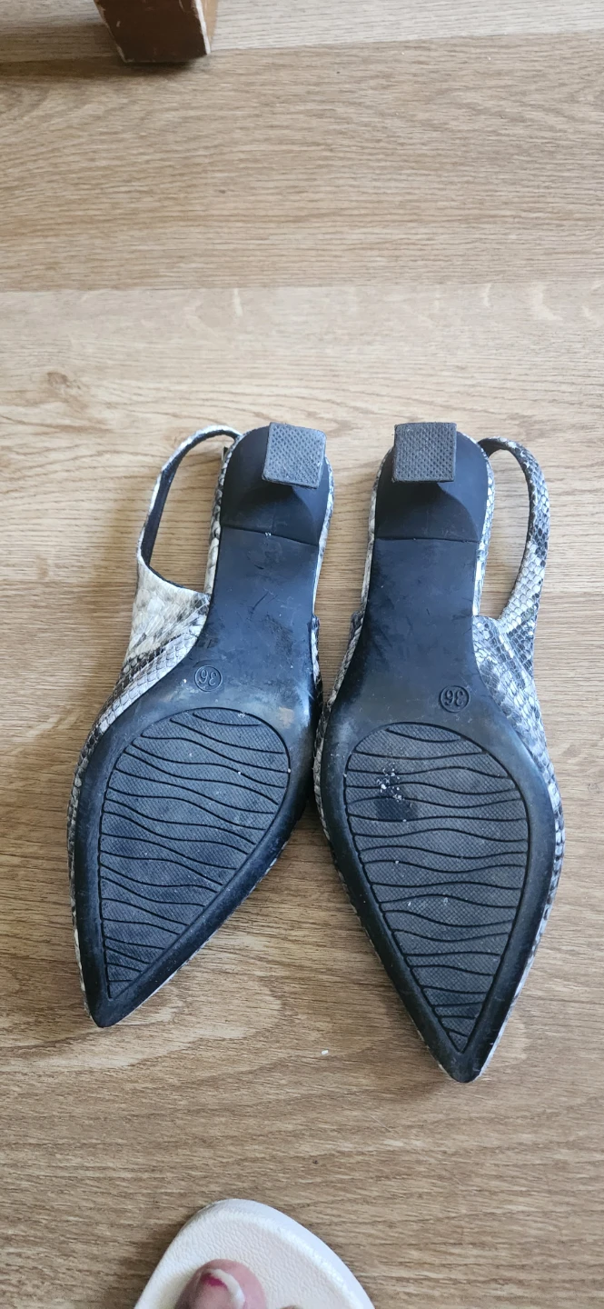 Xti Women's Slingback Heels - Snake Print Size 3 UK / 36 EU - photo 3