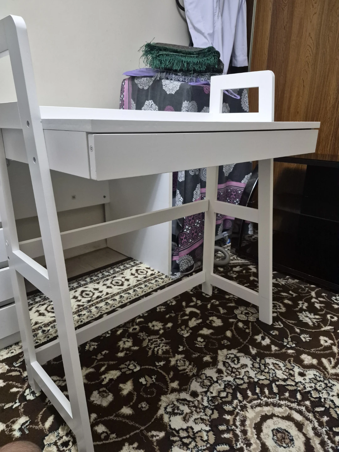White Study Table - photo 4