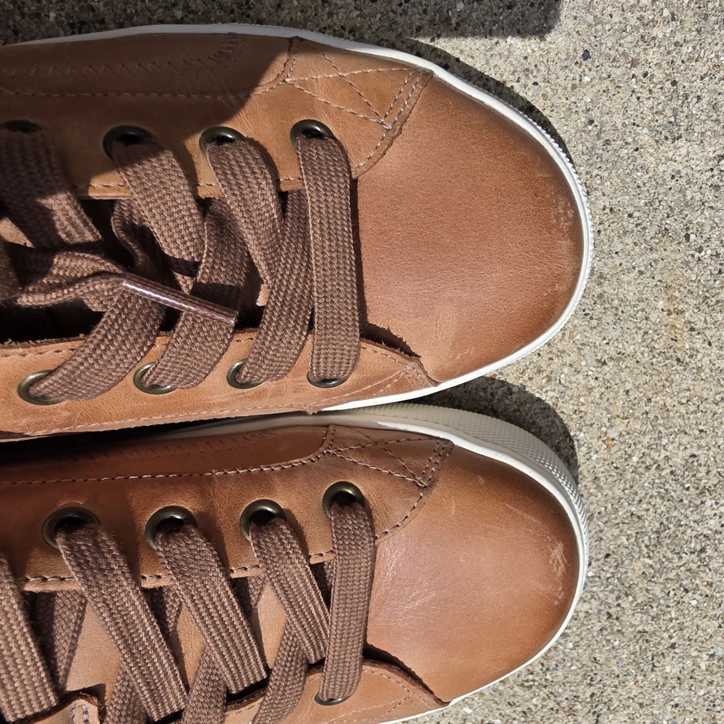 Taos Women's Leather Brown Sneakers Size 8 - photo 4