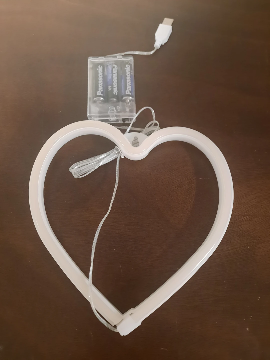 Heart Neon Light blue - photo 2