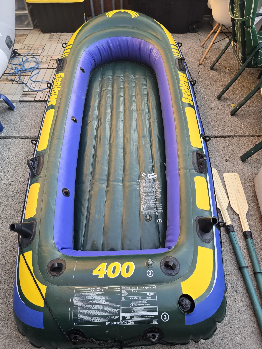 Intex Seahawk 400 Inflatable Boat/Raft - photo 3