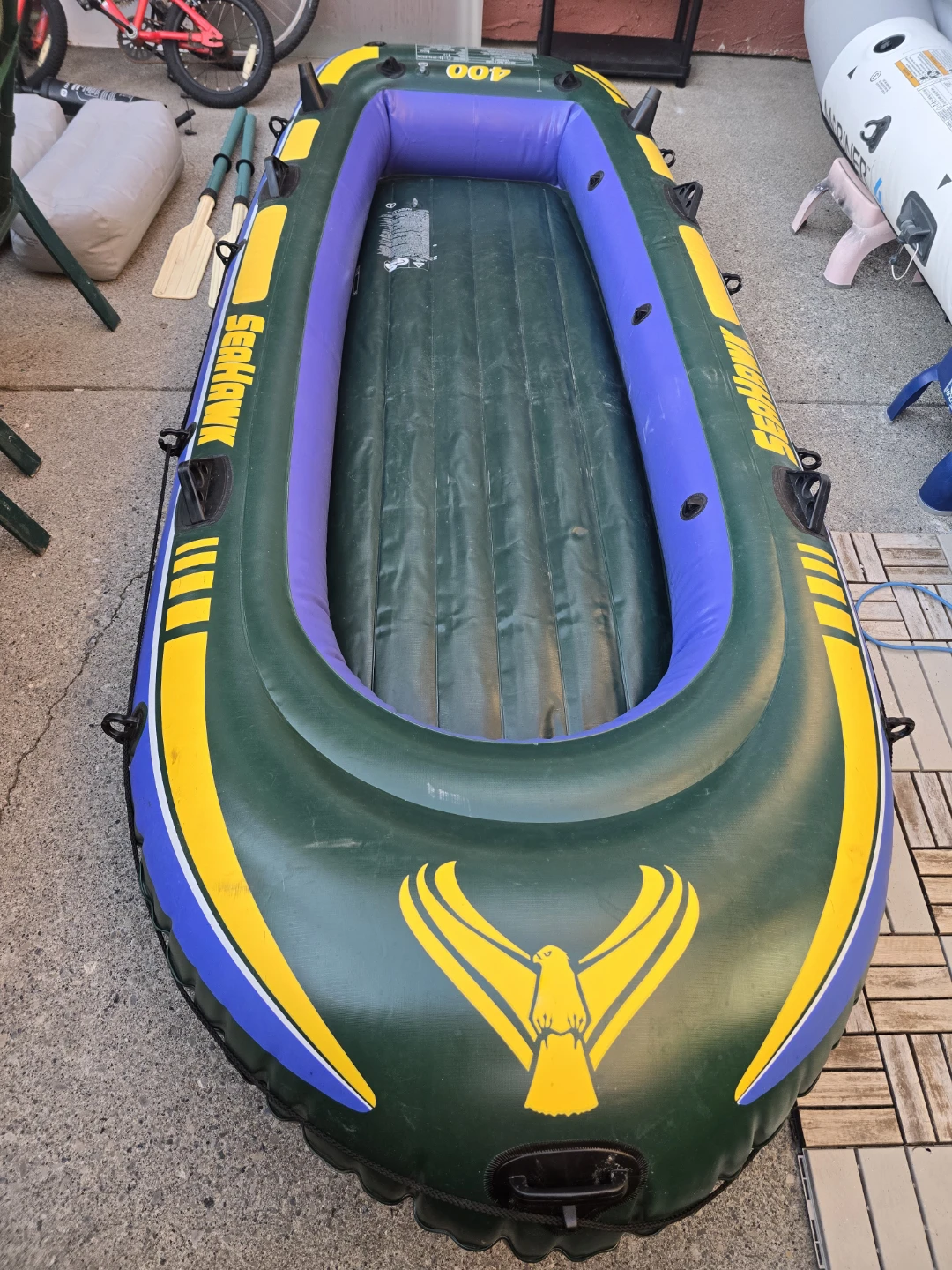 Intex Seahawk 400 Inflatable Boat/Raft - photo 4