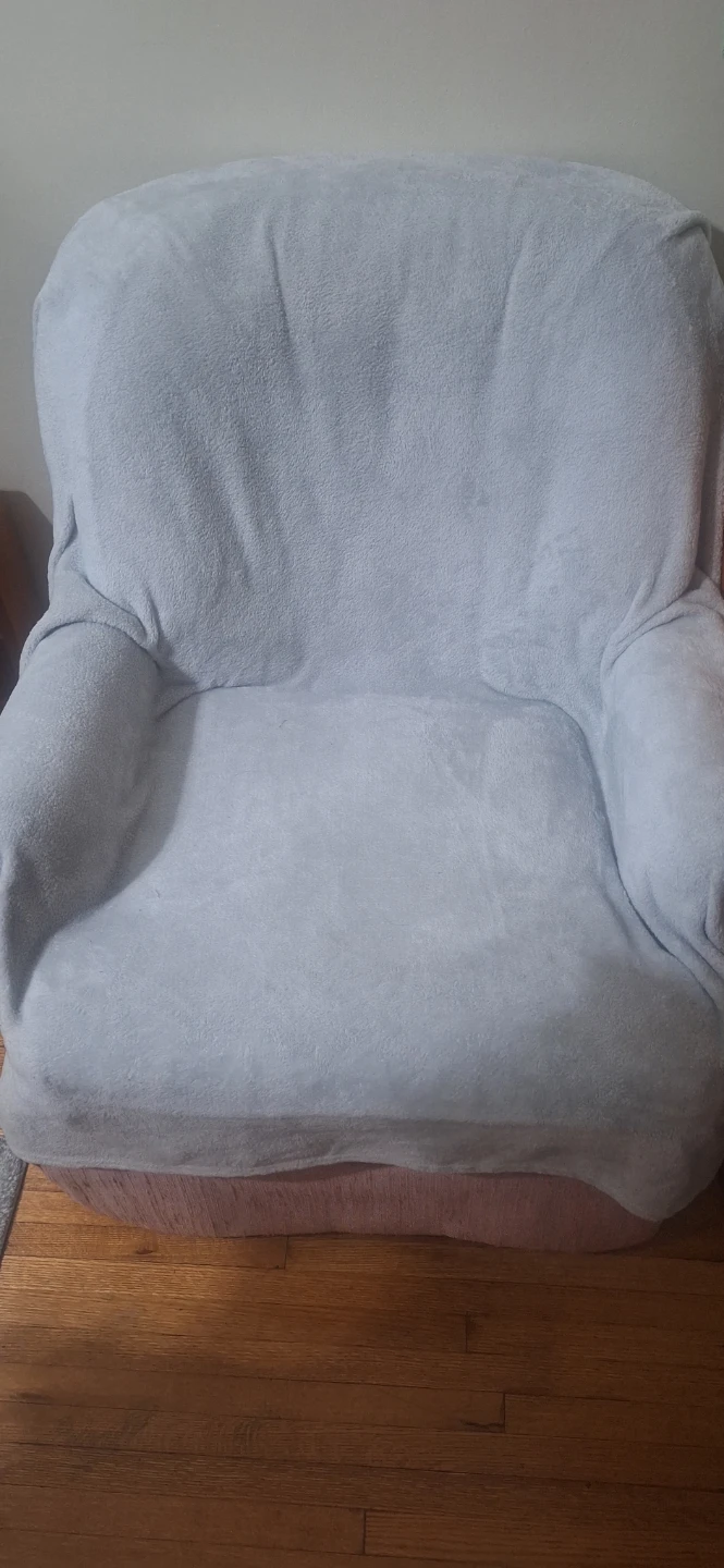 Pink Vintage Rocking Armchair