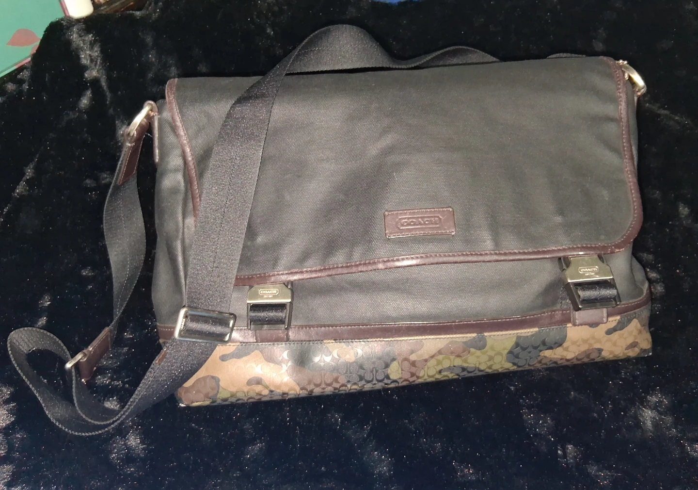 Coach Messenger Bag - Camouflage Accents