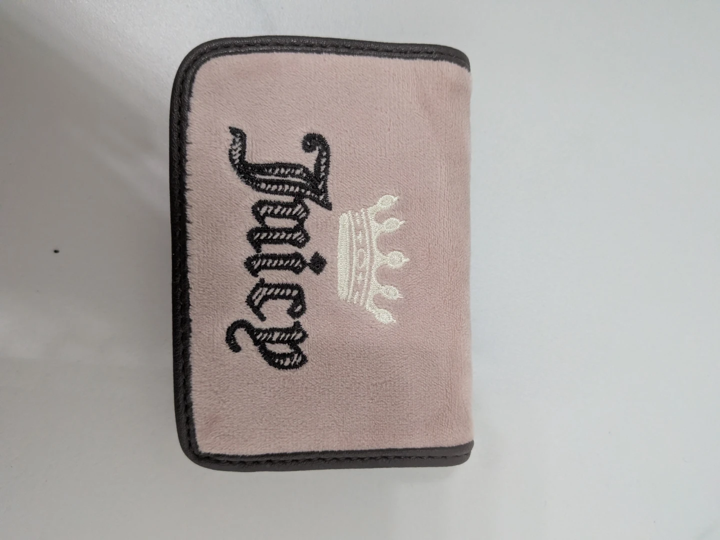 Juicy Couture Women's Pink Velour Wallet