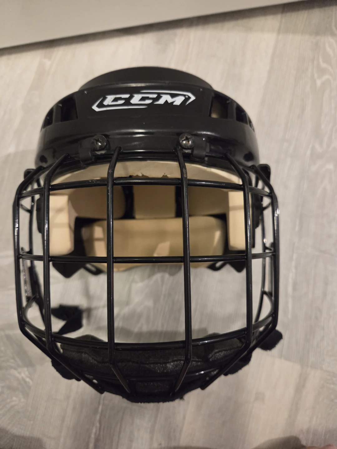 CCM Hockey Helmet with Cage - Size S