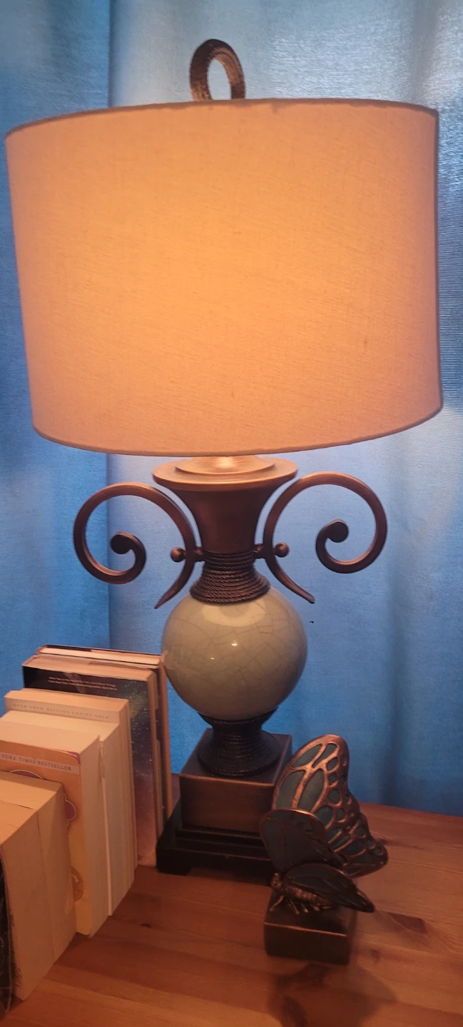 2 Beautiful  Antique Table Lamps