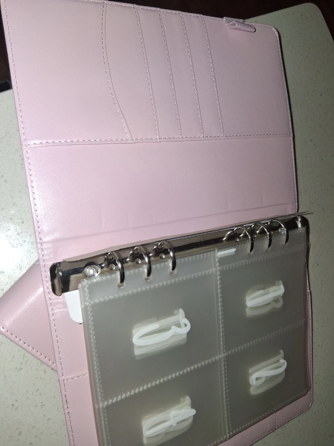 Pink 100 Envelope Savings Challenge Binder