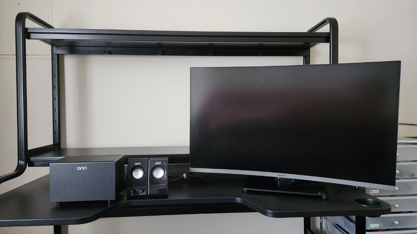 Samsung 32" Curved Monitor with Adjustable Stand & Speakers