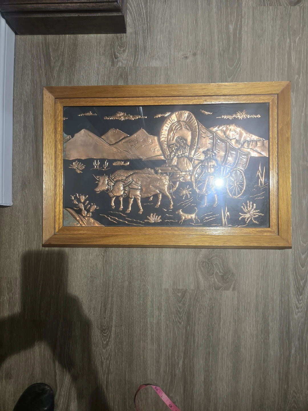 Vintage Copper Embossed Wall Art 23×15 inches