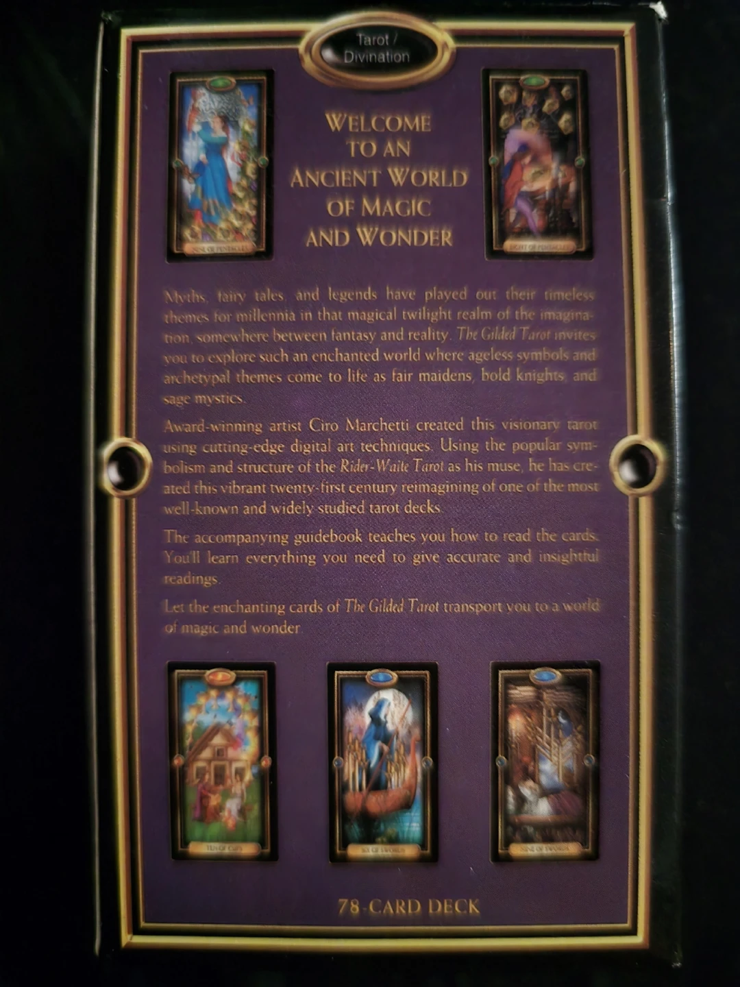 The Gilded Tarot Deck by Ciro Marchetti - photo 3