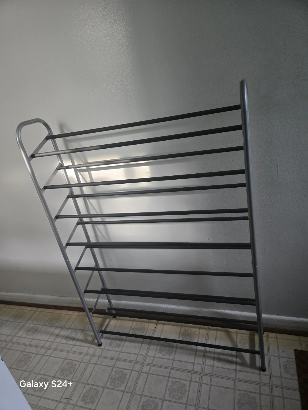 Silver 8-Tier Shoe Rack - photo 4