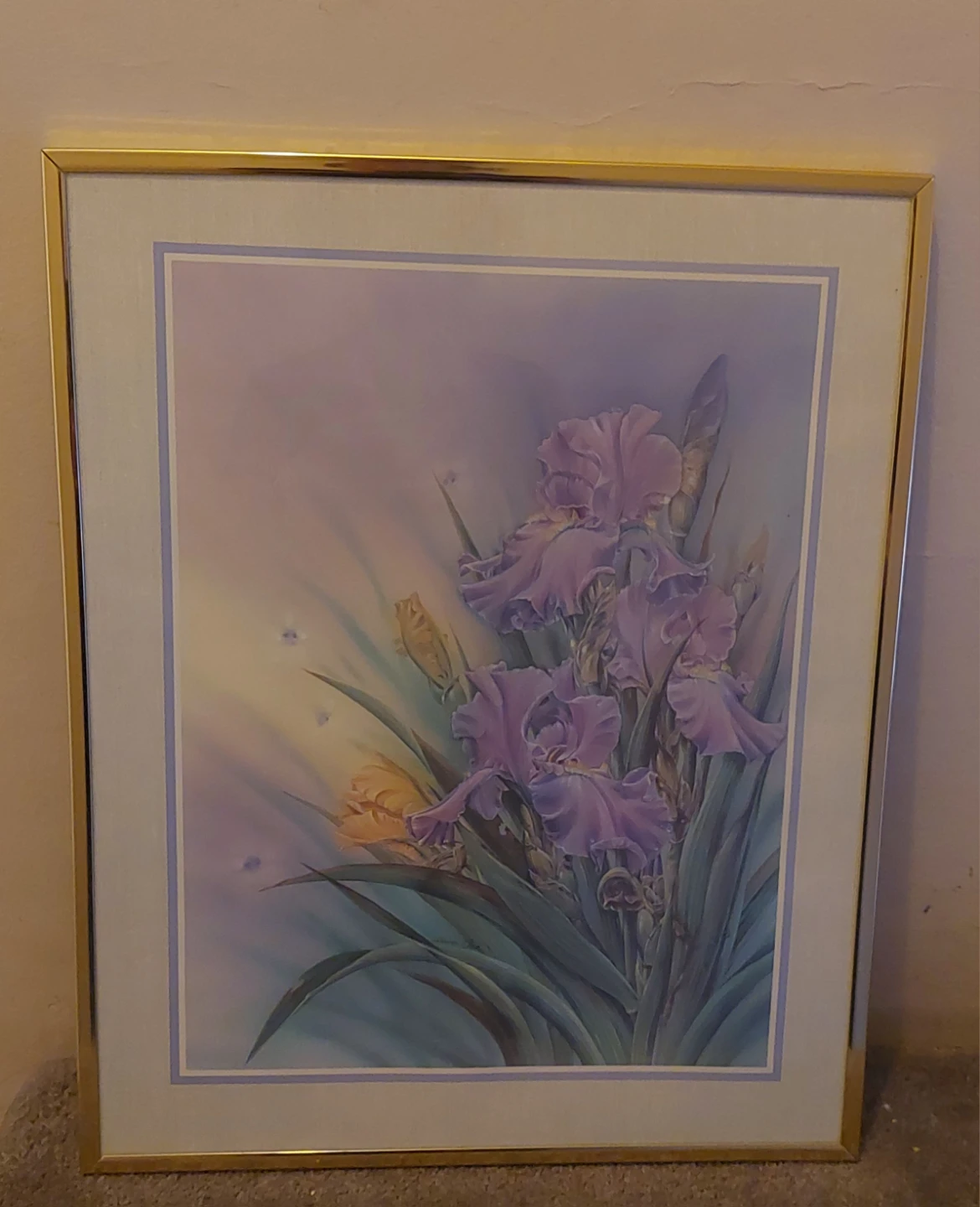 Framed Iris Art Print - photo 2