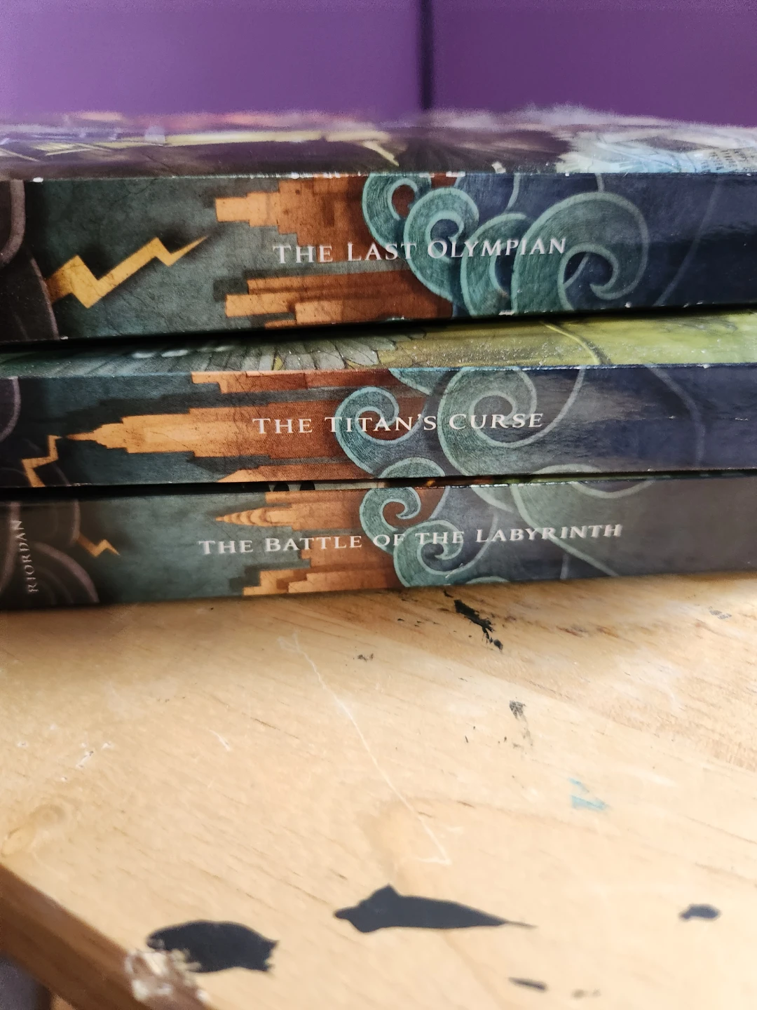 Percy Jackson and the Olympians Books by Rick Riordan