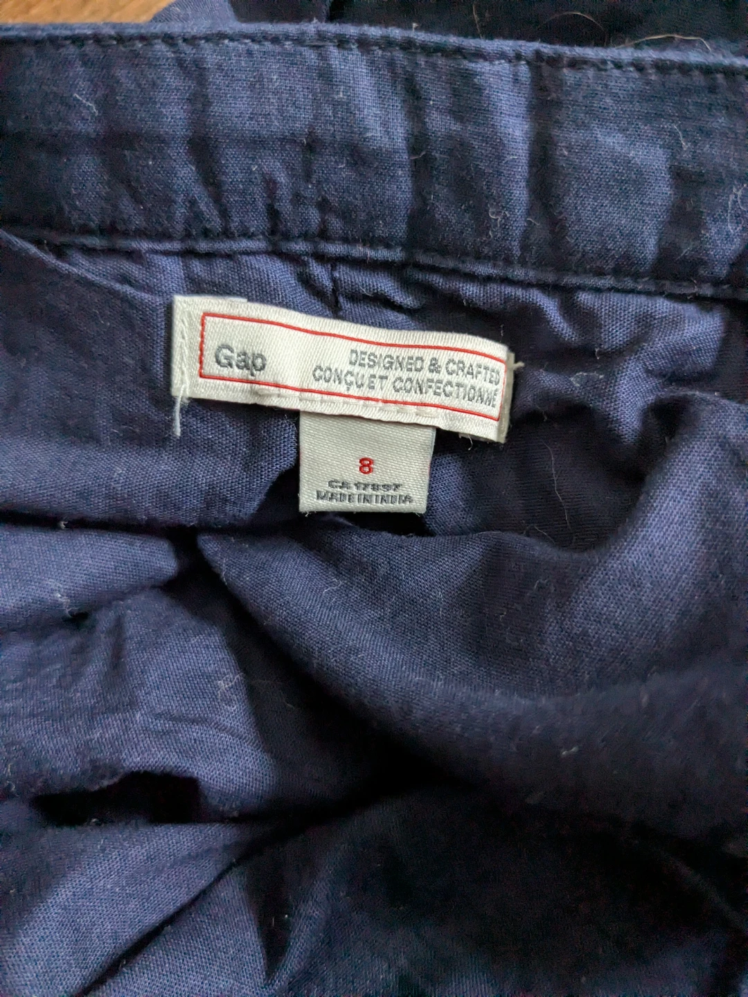 Gap Navy Blue Skirt Size 8 - photo 4