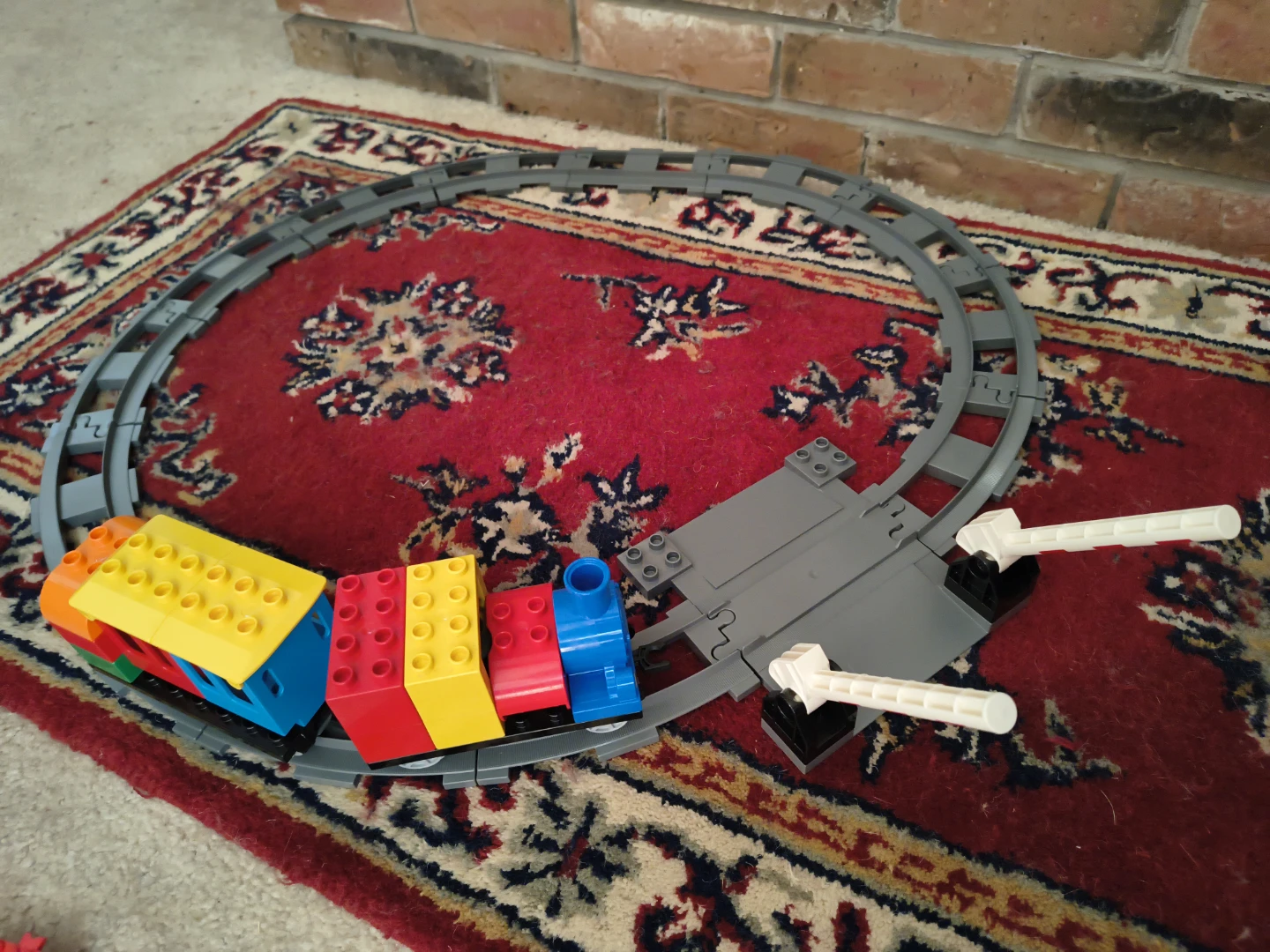 Assorted LEGO Building Blocks and Train Set Pieces - photo 2