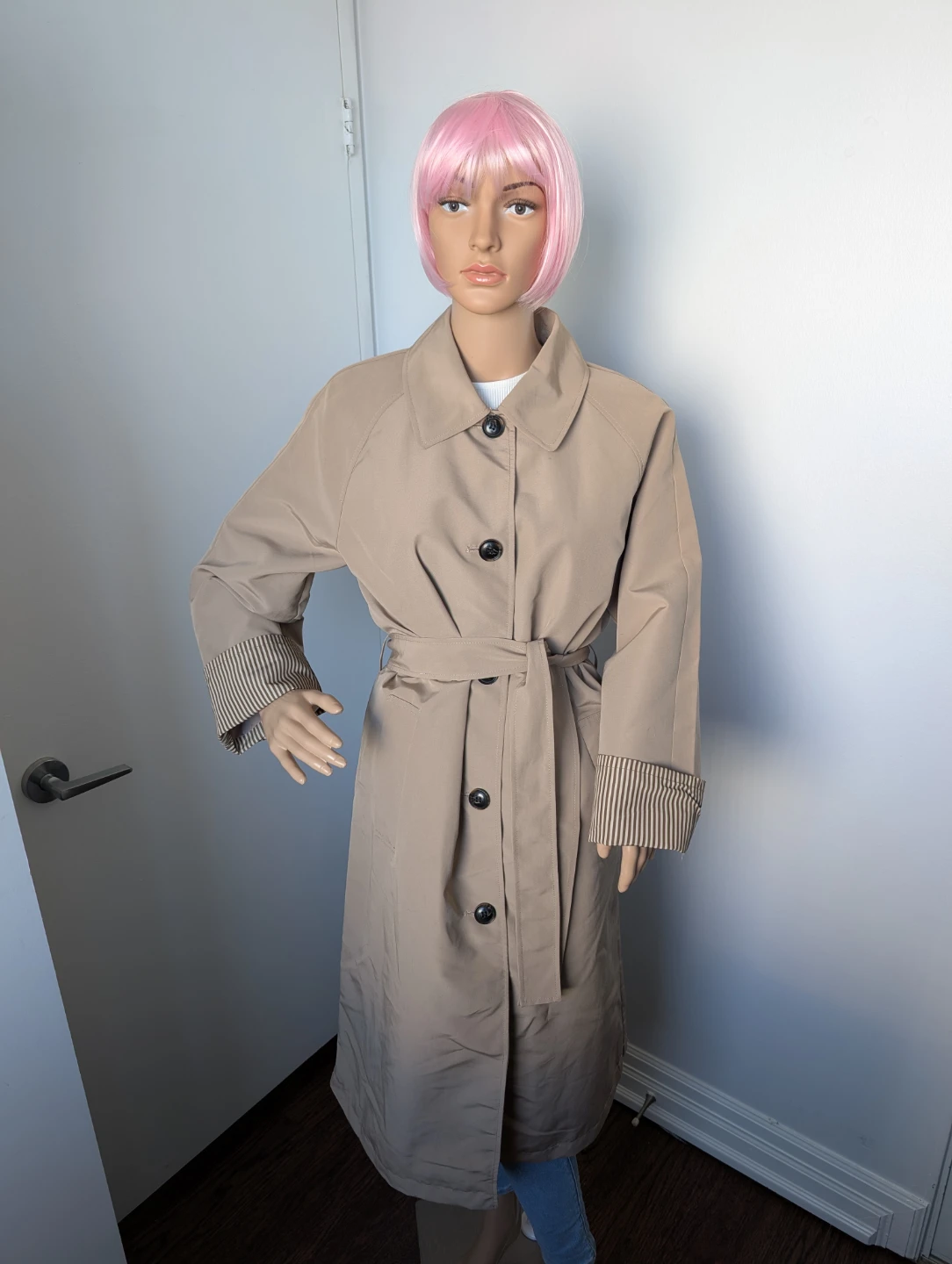 Vero Moda Beige Trench Coat with Belt