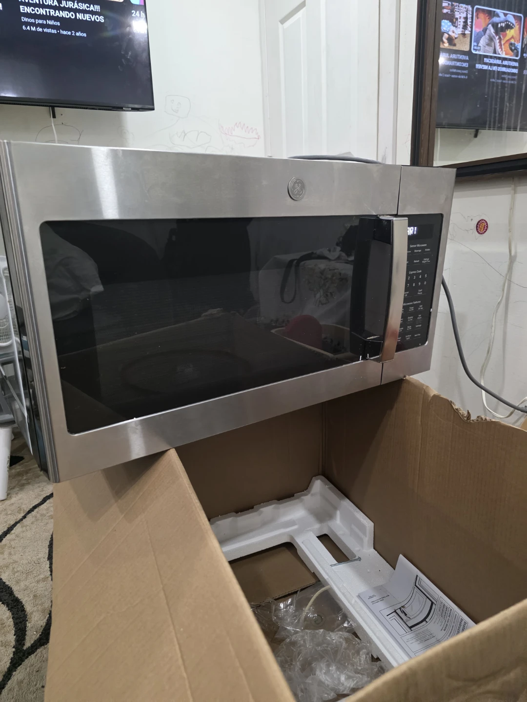 GE Stainless Steel Over-the-Range Microwave