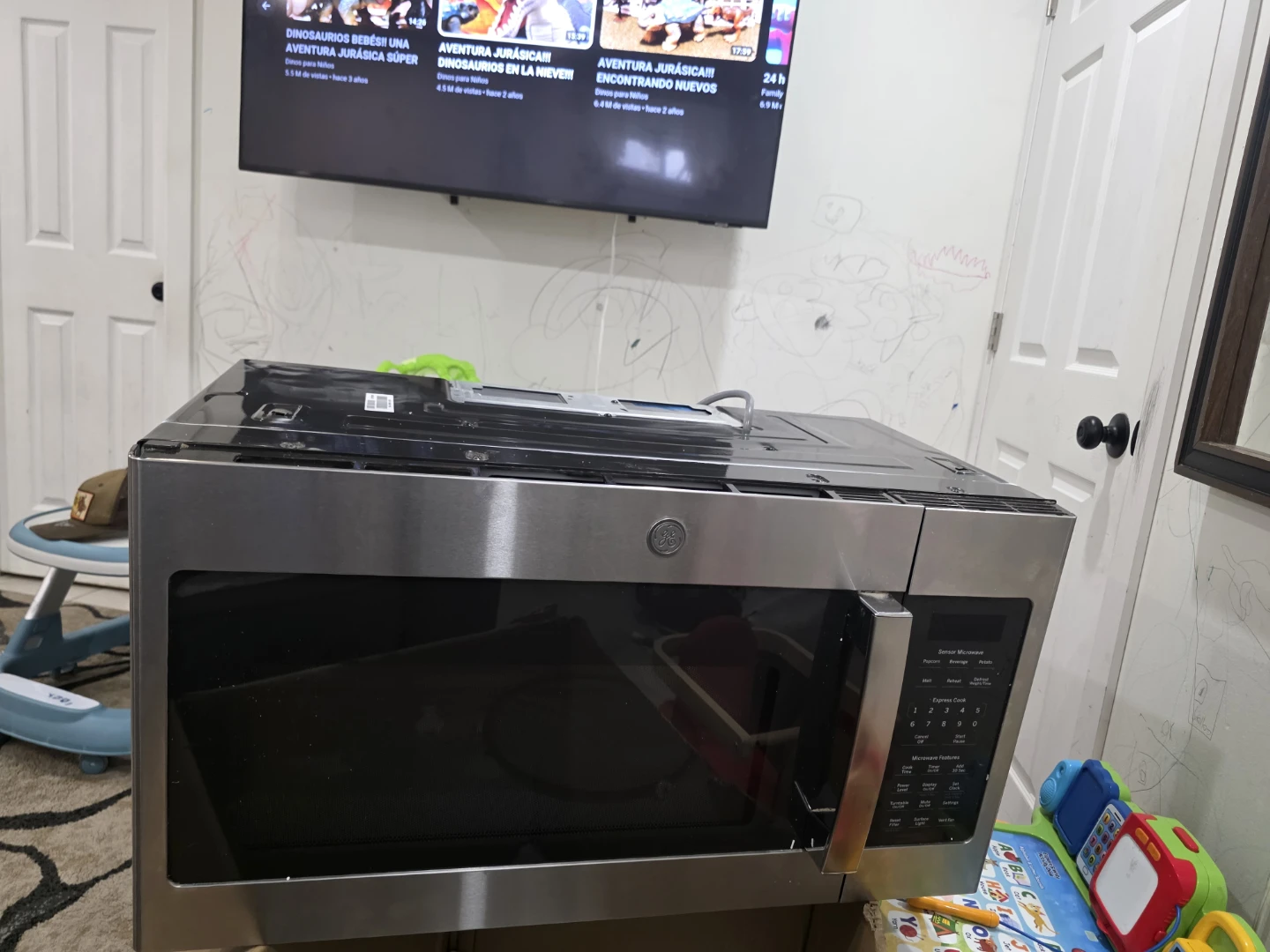 GE Stainless Steel Over-the-Range Microwave - photo 4