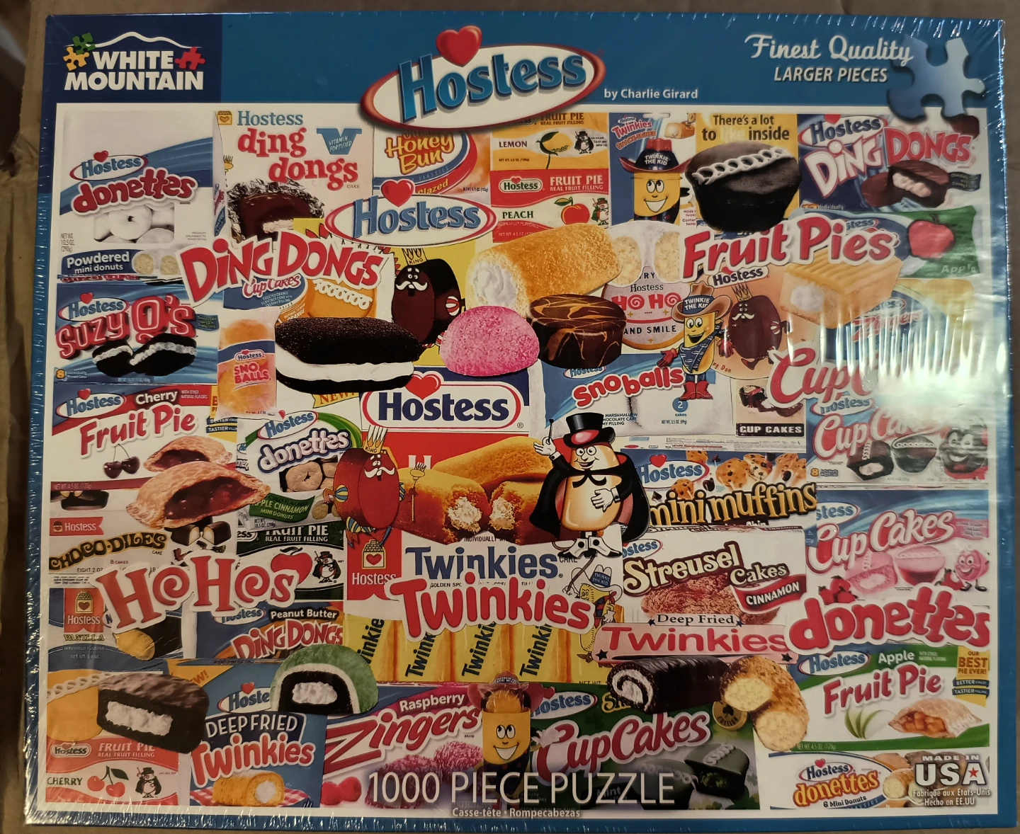 White Mountain Hostess Desserts 1000 Piece Jigsaw Puzzle