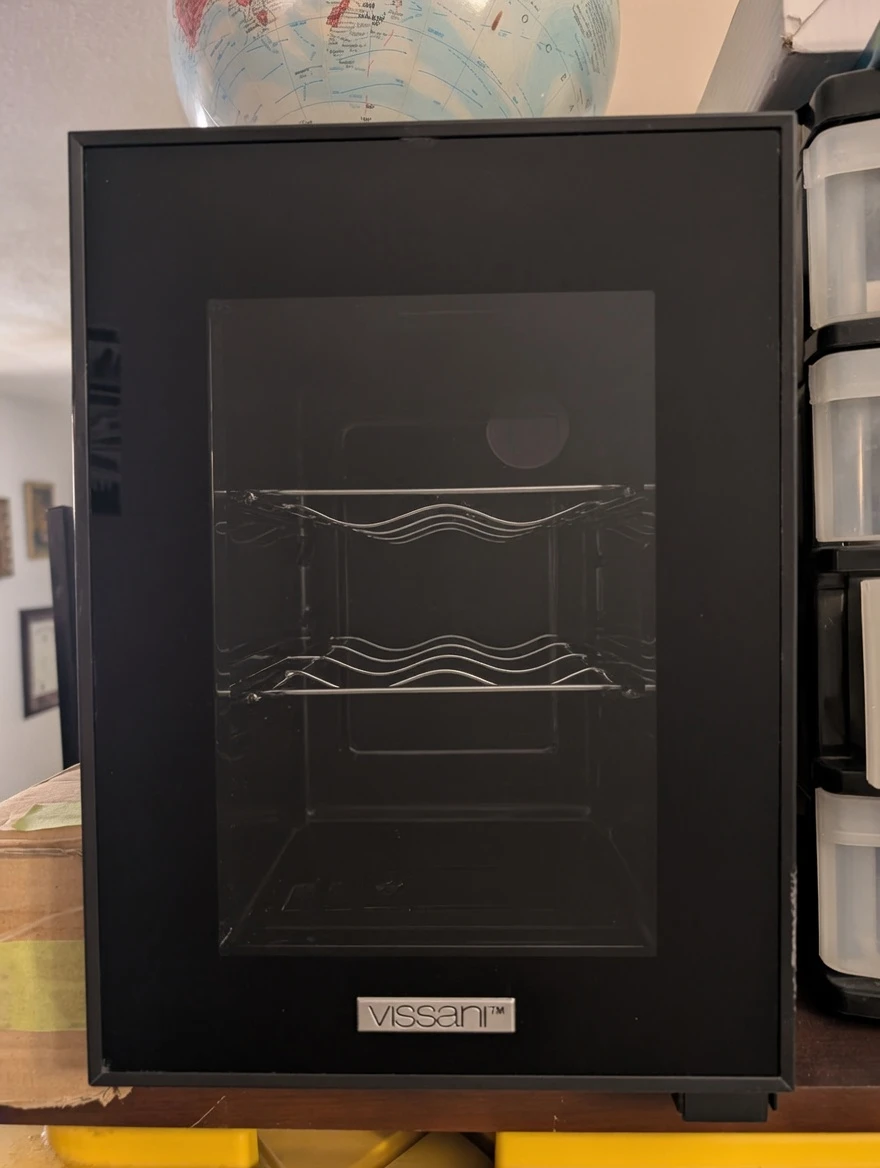 VISSANI Black Wine Cooler