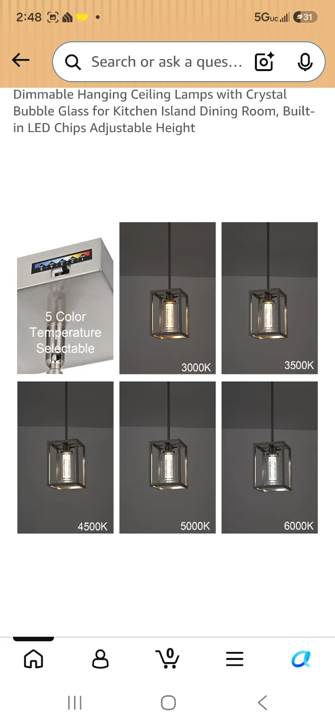 MELUCEE LED Pendant Light Fixture - photo 4