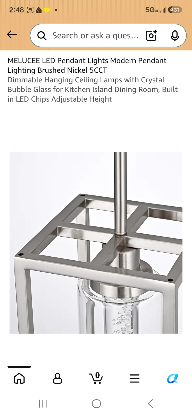 MELUCEE LED Pendant Light Fixture - photo 5