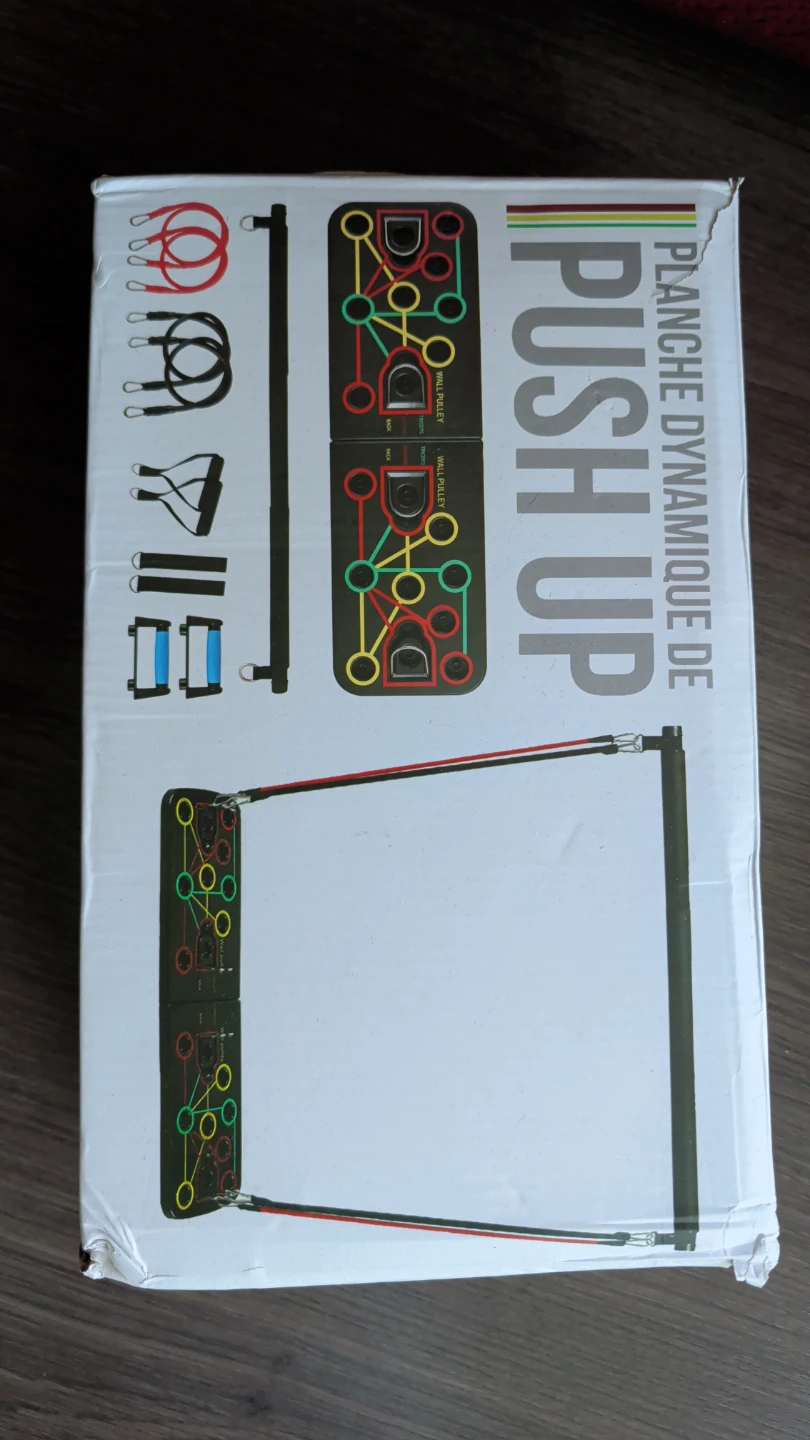 Push Up Board with Resistance Bands