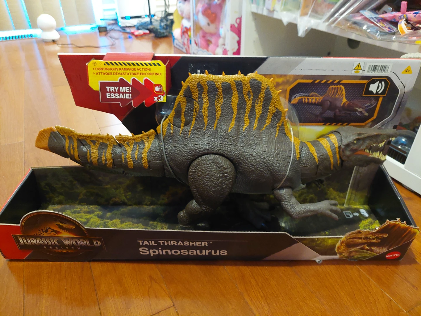 Jurassic World Re:Birth Tail Thrashers Spinosaurus Dinosaur Toy - photo 2