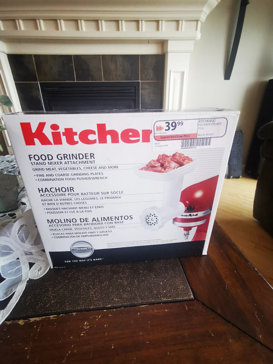 New KitchenAid Food Grinder Stand Mixer Attachment