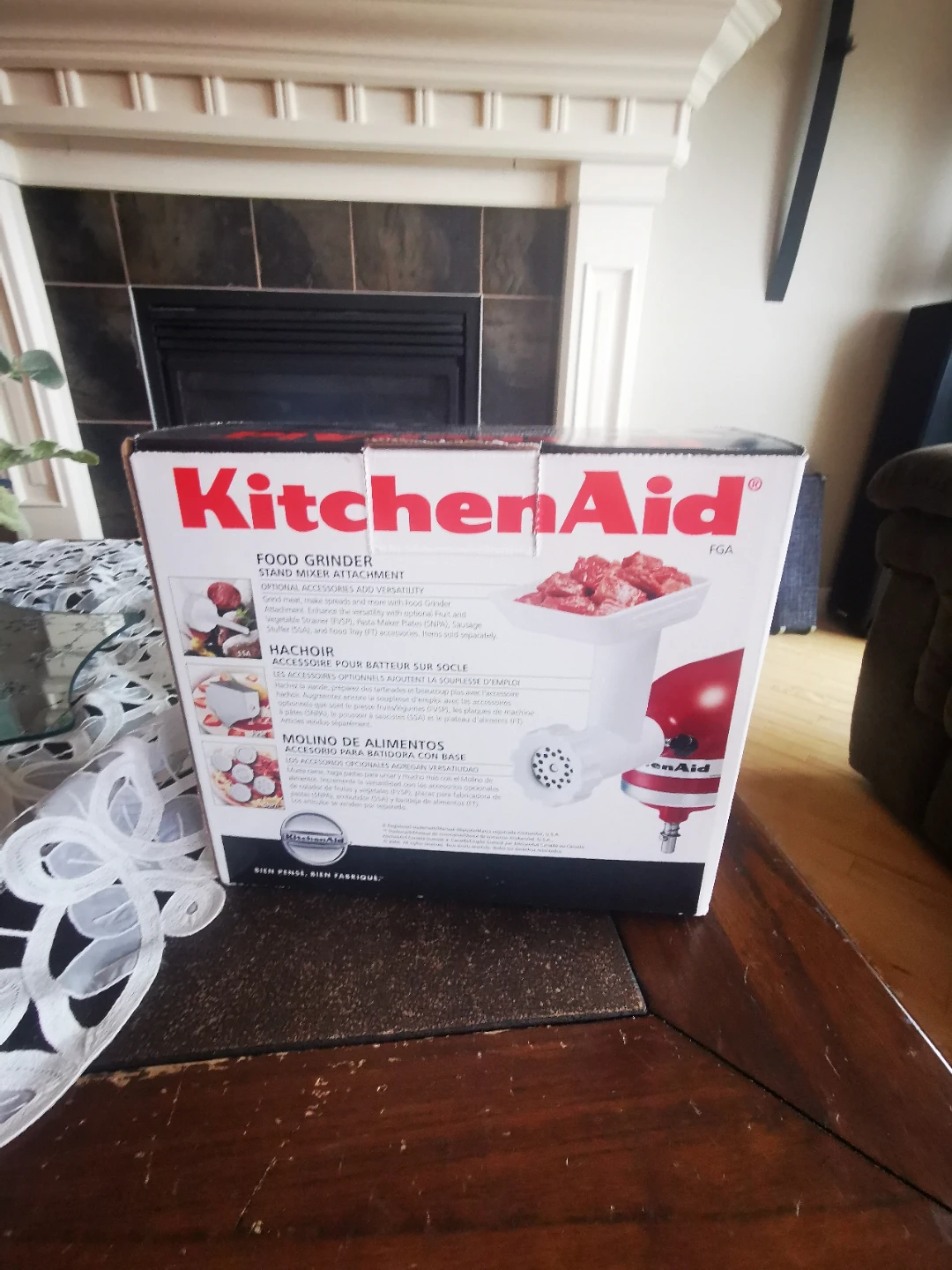 New KitchenAid Food Grinder Stand Mixer Attachment - photo 2
