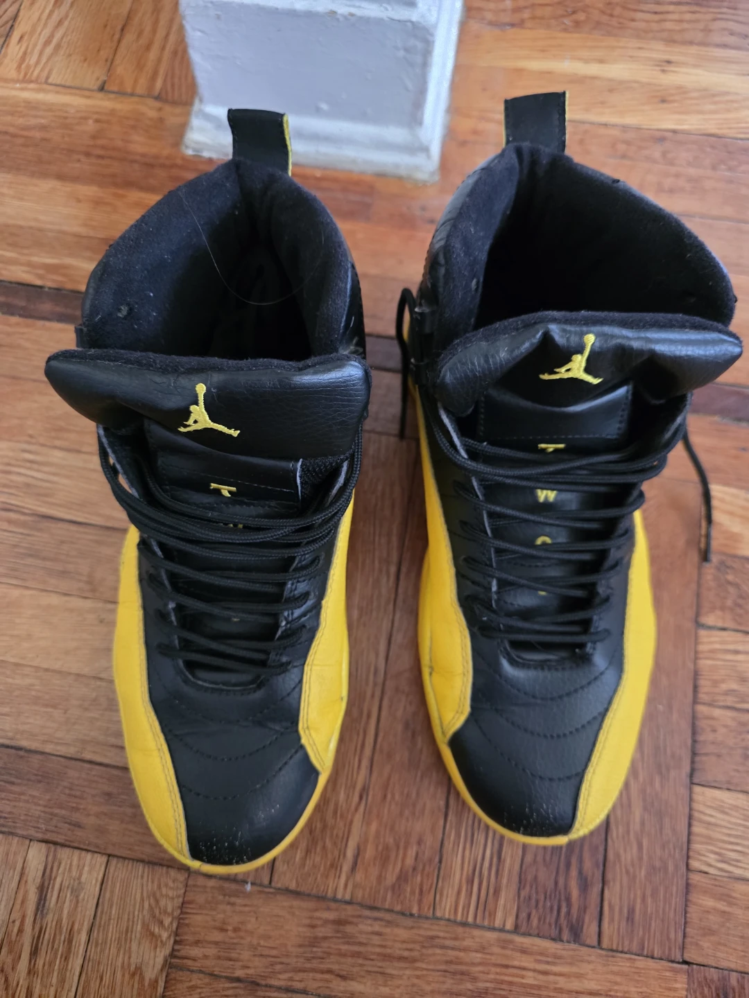 Jordan 12 Retro Taxi "Taxi" Men's Basketball Shoes - photo 3