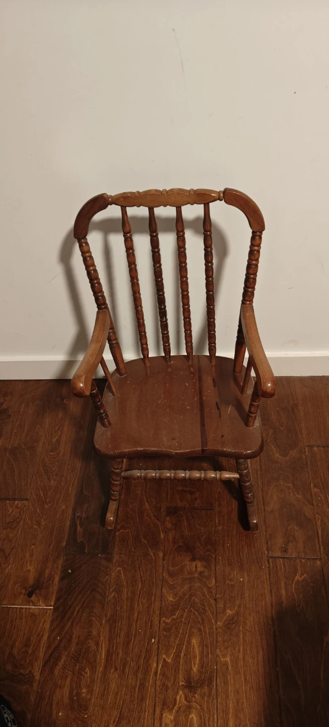 Child's Wooden Rocking Chair