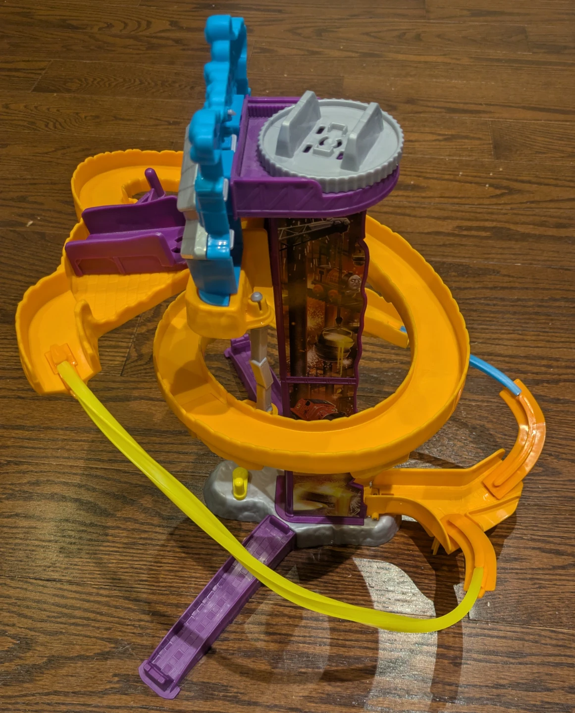 EUC Fisher-Price Thomas & Friends MINIS Steelworks Stunt Set - photo 4