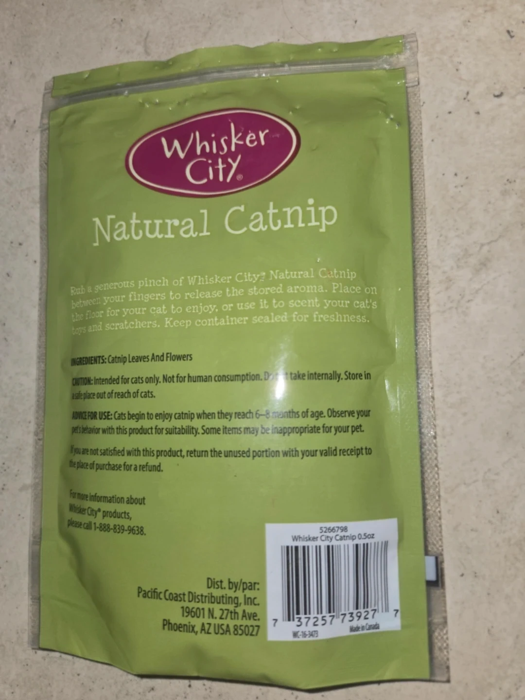 Whisker City Natural Catnip 0.5 oz - photo 2