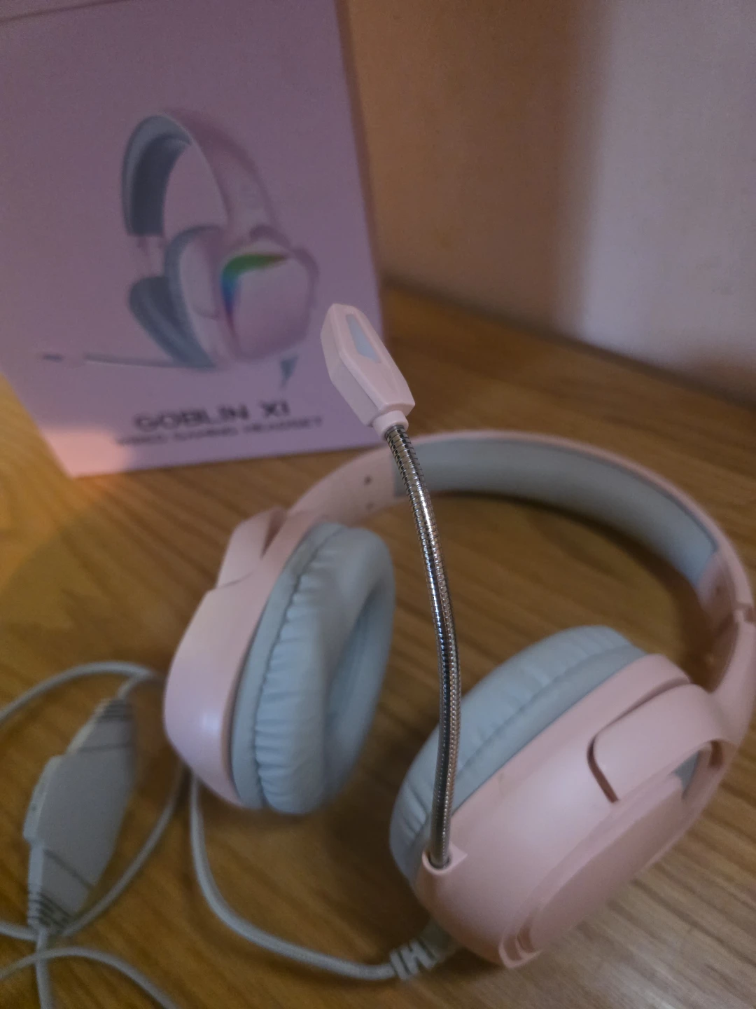 Black Shark Goblin XI Wired Gaming Headset - Pink - photo 3