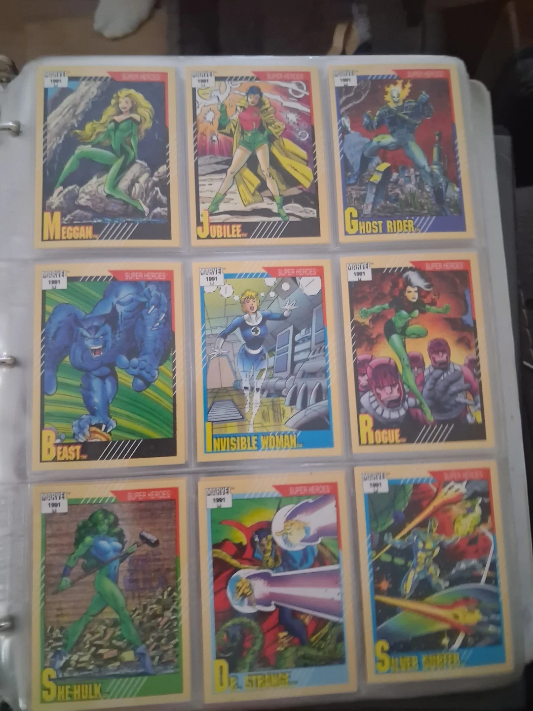 1991 Marvel Super Heroes & Villains Trading Card Collection - photo 4