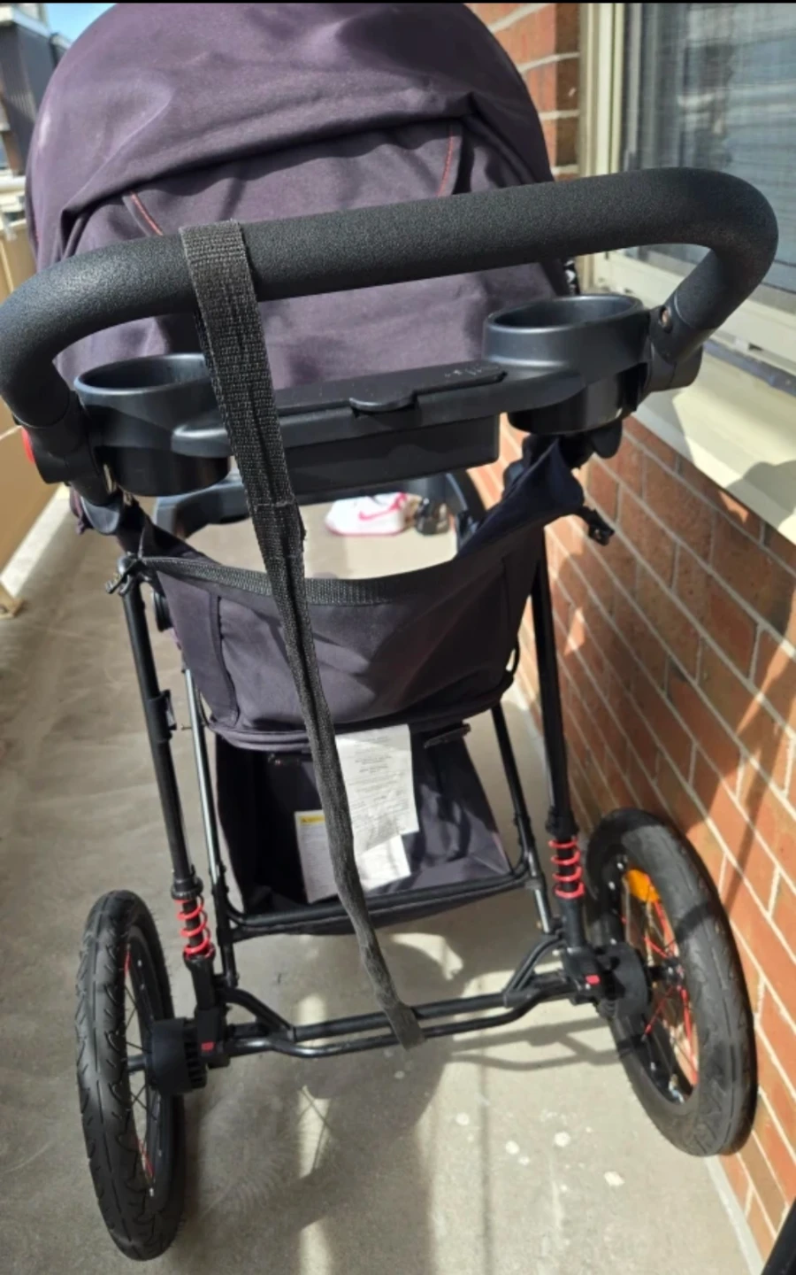 Jogging Stroller Black - Rebel - photo 3