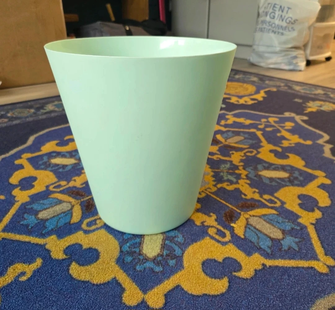 Light Green Plastic Bin